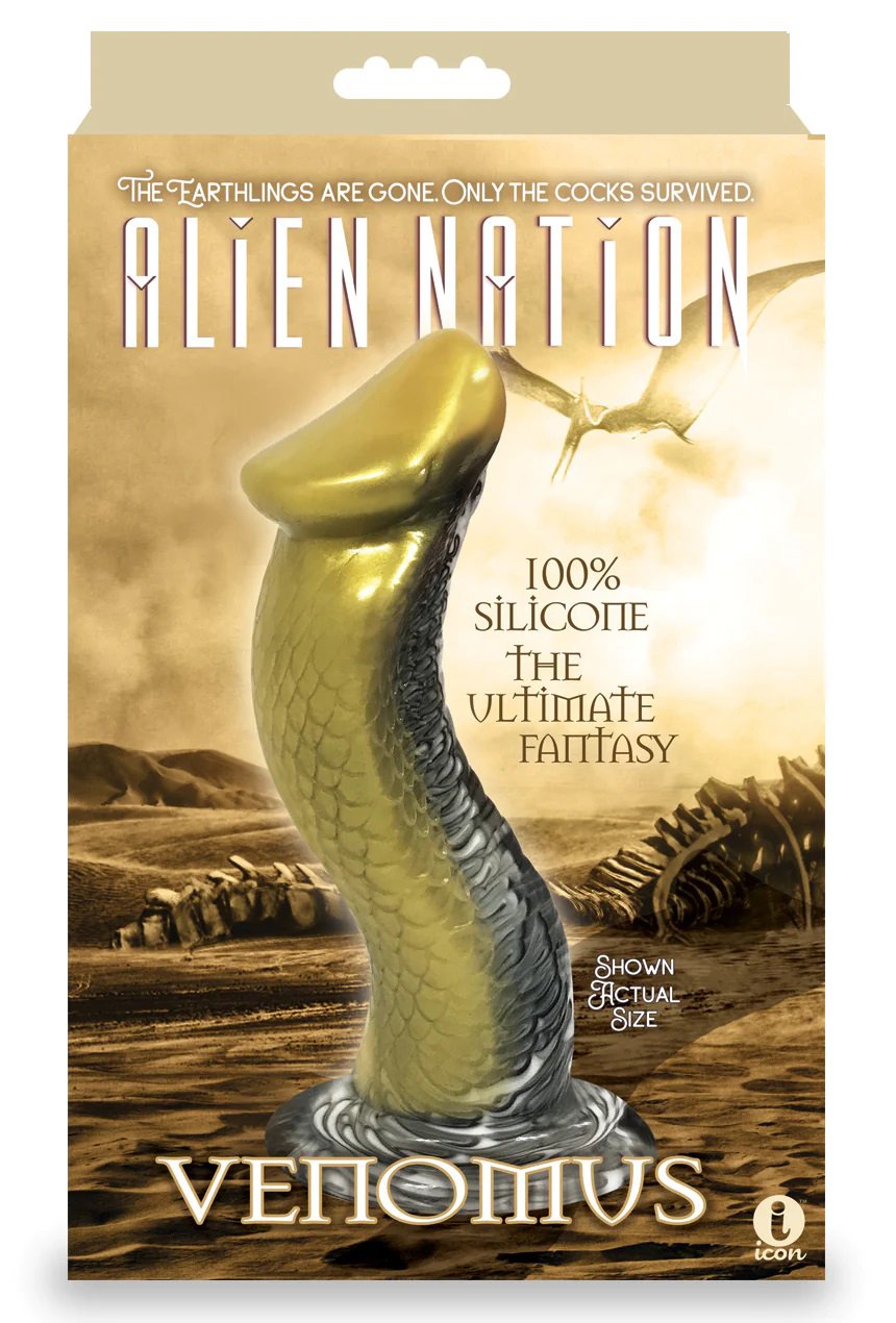 Alien Nation Venomus Silicone Creature Dildo - Gold image 0 Alien Nation Venomus Silicone Creature Dildo - Gold - Image 1