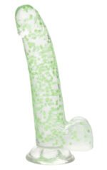 Naughty Bits I Leaf Dick Glow-in-the-Dark Weed Leaf Dildo - Glow in the Dark - Image 9