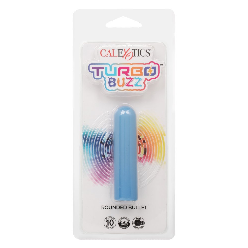 Turbo Buzz Rounded Bullet - Blue image 0 Turbo Buzz Rounded Bullet - Blue - Image 1