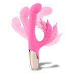 Maui 420 Series - Dual Motor G-Spot Pot Leaf - Rechargeable Vibrator - Pink - Image 2