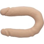 Silicone Studs Bend and Hold Dual Dong 16 Inch - Ivory - Image 3