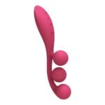 Tri Ball 1 Lay on Vibrator - Red - Image 8