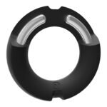 Merci - the Paradox - Silicone Covered Metal Cock Ring - 50mm - Black - Image 6