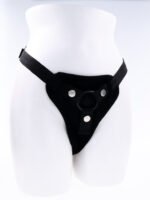 Hidden Pocket Strap on With Remote Control Vibrator - Black - Image 6