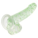 Naughty Bits I Leaf Dick Glow-in-the-Dark Weed Leaf Dildo - Glow in the Dark - Image 7