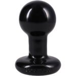 Round Butt Plug Small - Black - Image 3