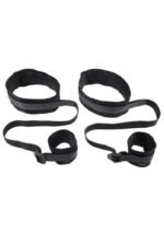 Thigh and Wrist Cuffs - Black - Image 5