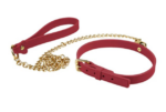 Temptasia Ardor - Collar and Leash - Red - Image 2