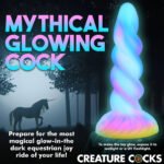 Moon Rider Glow-in-the-Dark Unicorn Dildo - Image 4