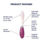Satisfyer G-Spot Flex 3 - Multi Vibrator - Red