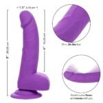 Neon Silicone Studs 6 Inch - Purple - Image 7