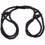Merci - Restrain - 6mm Hemp Wrist or Ankle Cuffs - Black - Image 4