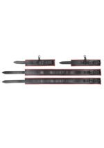 Saffron Thigh and Wrist Cuff Set - Black/red - Image 4