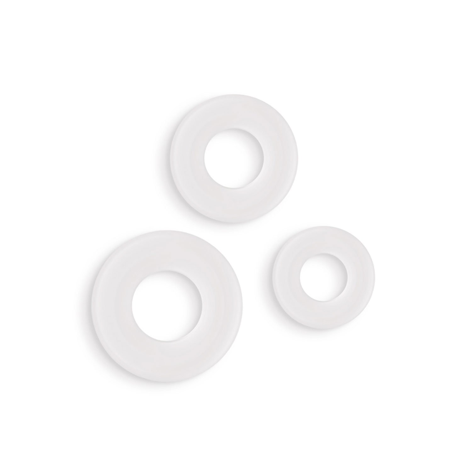Firefly - 3 Pc Bubble Rings - White image 0 Firefly - 3 Pc Bubble Rings - White - Image 1