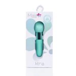Rina Rechargeable Dual Motor Silicone 15- Function Vibrator - Green - Image 2