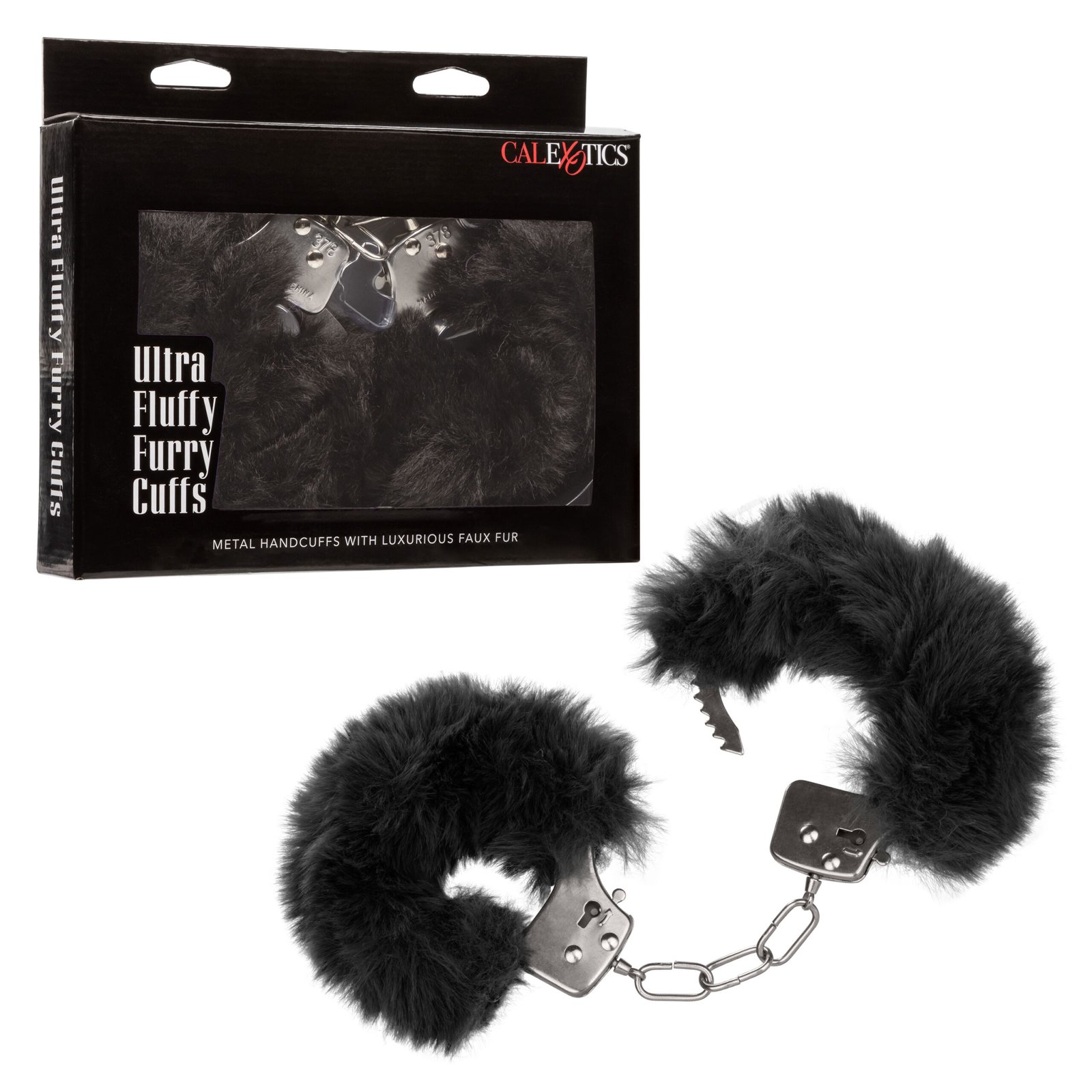 Ultra Fluffy Furry Cuffs - Black image 0 Ultra Fluffy Furry Cuffs - Black - Image 1