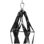 Hanging Rubber Strap Cage - Black - Image 3