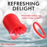 Lily Lover Sucking and Vibrating Clitoral Stimulator- Red - Image 5