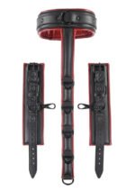 Saffron Neck and Wrist Restraint - Black/red - Image 3