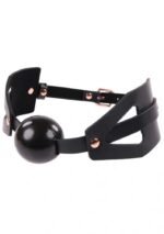 Brat Ball Gag - Black / Rose Gold - Image 5