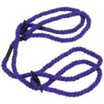 Merci - Restrain - 6mm Hemp Wrist or Ankle Cuffs - Violet - Image 2
