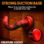 King Cobra King Cobra Silicone Dildo - Red - Image 8