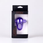 Casey Vibrating Erection Enhancer Ring - Purple - Image 3