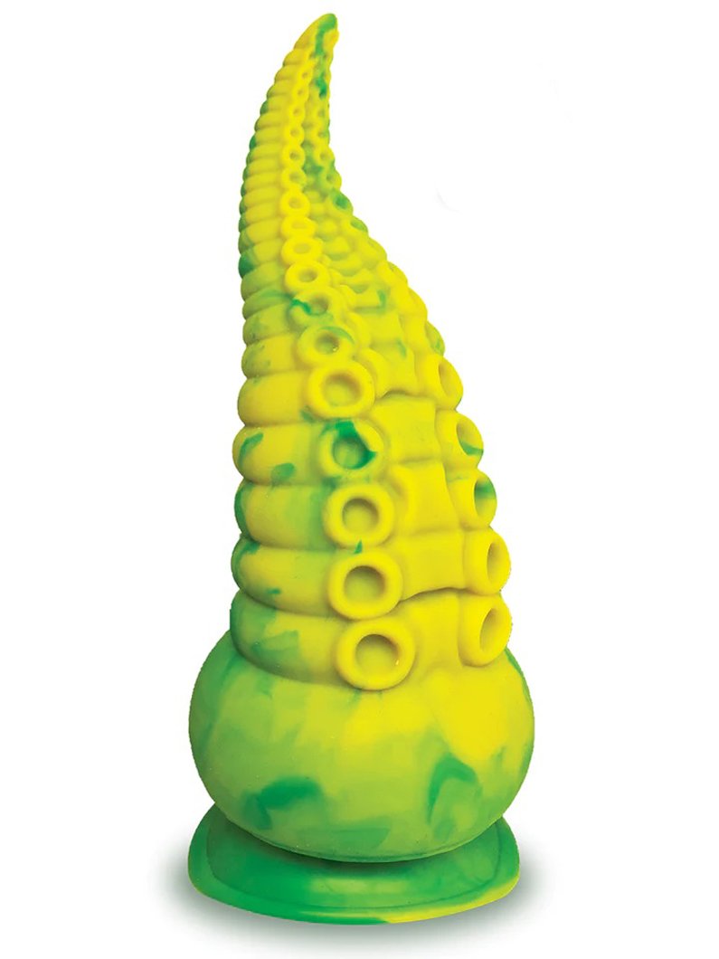Alien Nation Octopod Silicone Rechargeable Vibrating Creature Dildo - Yellow and Green image 0 Alien Nation Octopod Silicone Rechargeable Vibrating Creature Dildo - Yellow and Green - Image 1