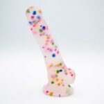 Cock-a-Palooza Confetti Silicone Suction Dildo - Image 4