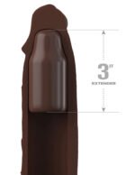 Fantasy X-Tensions Elite 7 Inch Extension With Strap - Brown - Image 3