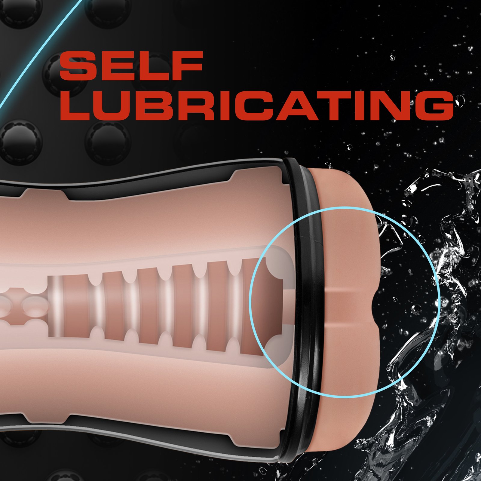 Coverboy - Cowboy - Self Lubricating Stroker - Beige image 0 Coverboy - Cowboy - Self Lubricating Stroker - Beige - Image 1