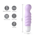 Chloe Silicone Twissty Mini Vibe - Purple - Image 3