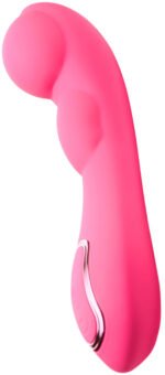 Extreme-G Inflating G-Spot Silicone Vibrator - Pink - Image 3