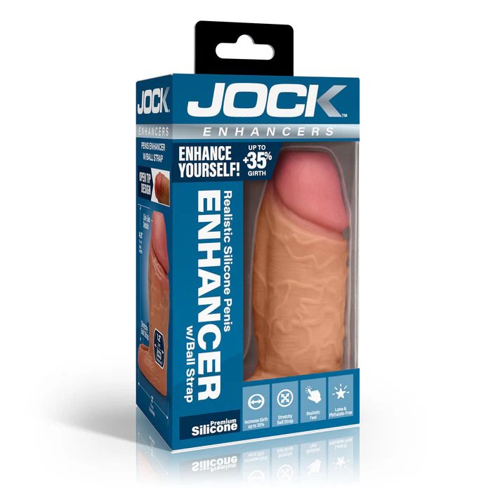 Jock Silicone Penis Extension Sleeve - Medium image 0 Jock Silicone Penis Extension Sleeve - Medium - Image 1