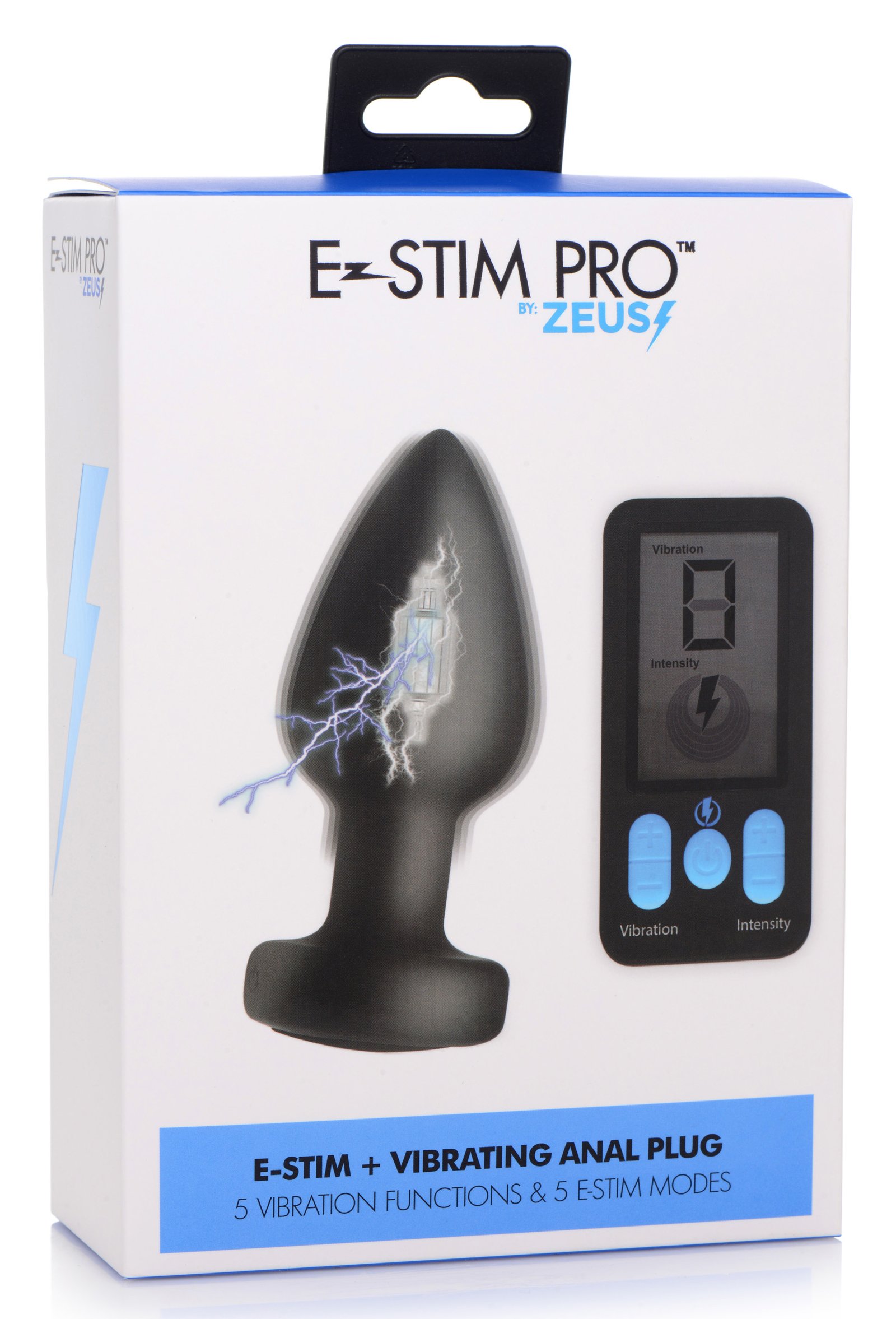 E-Stim and Vibrating Anal Plug - Black image 0 E-Stim and Vibrating Anal Plug - Black - Image 1