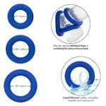 Admiral Universal Cock Ring Set - Blue - Image 2