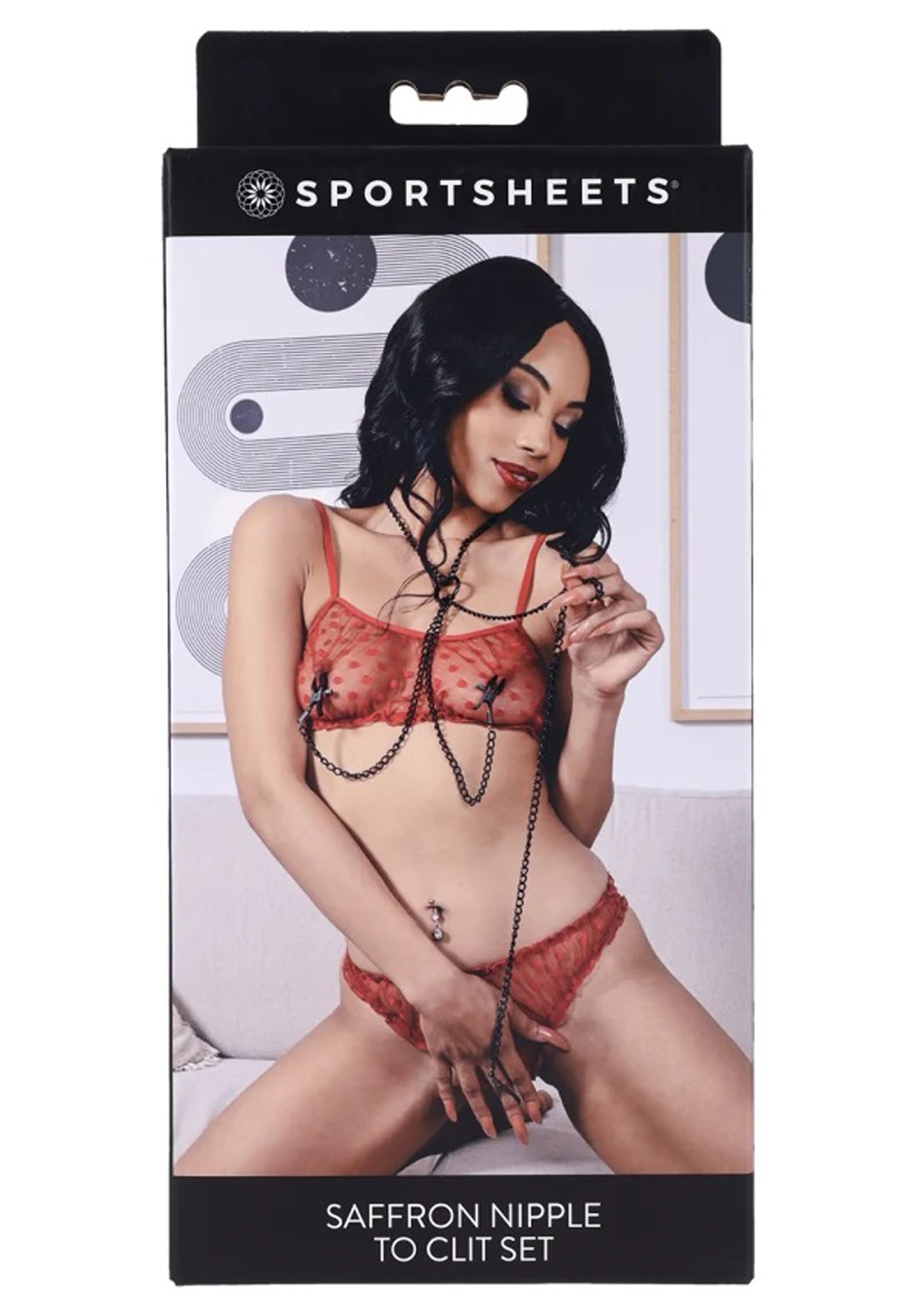 Saffron Nipple to Clit Set - Black image 0 Saffron Nipple to Clit Set - Black - Image 1