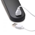 Thunder Wand 72x Silicone Heating Wand Massager - Black