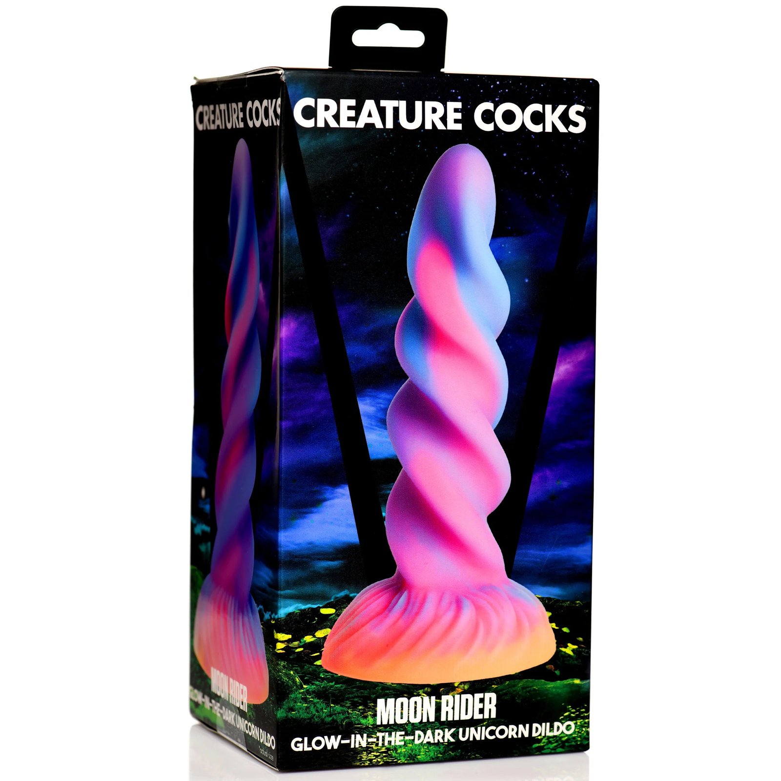 Moon Rider Glow-in-the-Dark Unicorn Dildo image 0 Moon Rider Glow-in-the-Dark Unicorn Dildo - Image 1