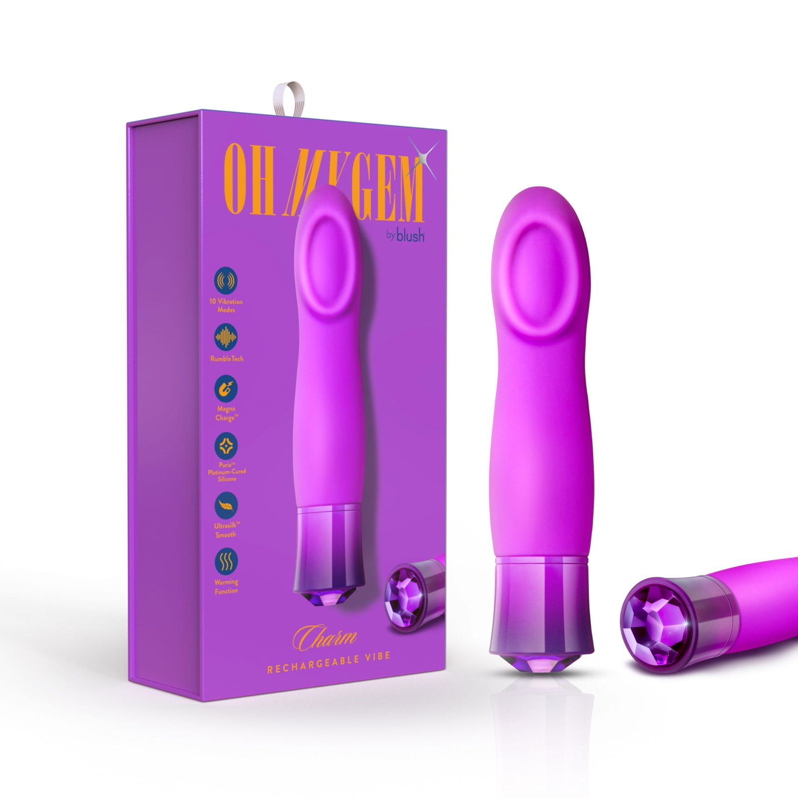 Oh My Gem - Charm - Amethyst image 0 Oh My Gem - Charm - Amethyst - Image 1