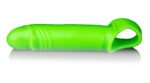 Smooth Stretchy Penis Sleeve - Glow in the Dark - Image 4