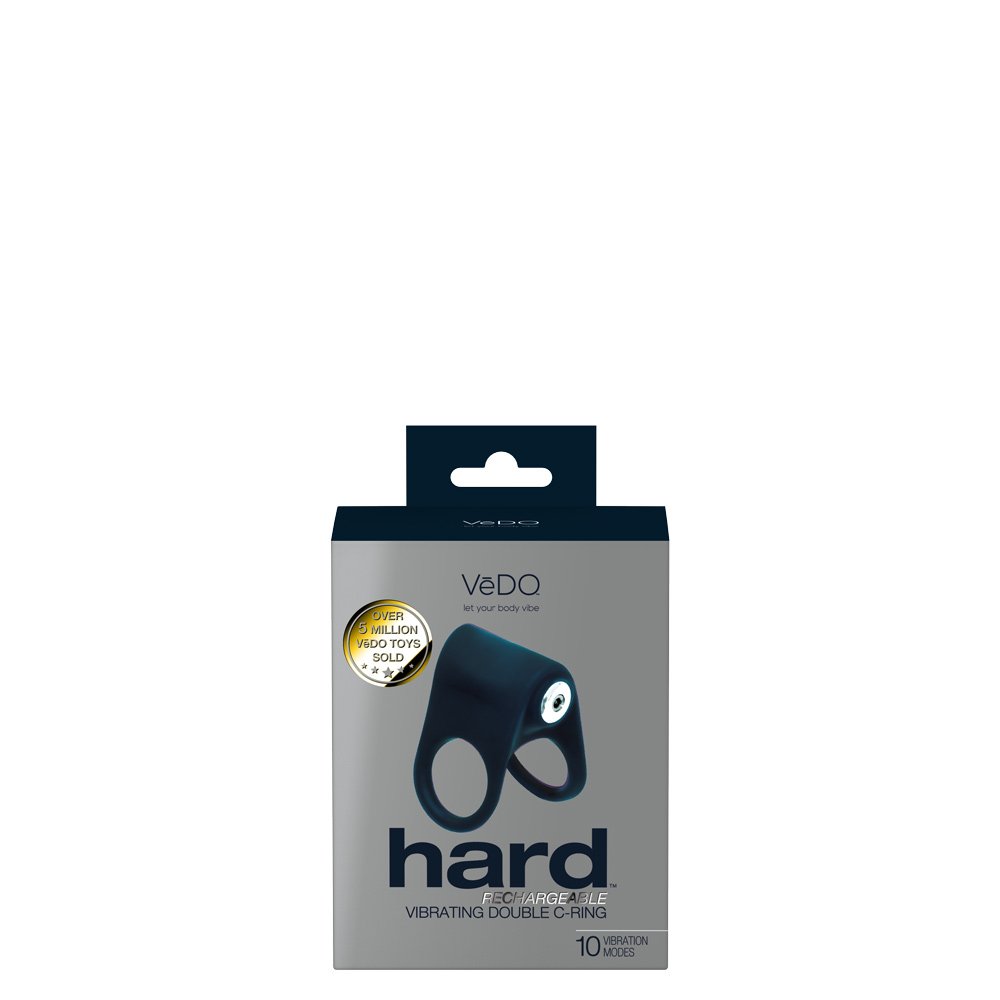 Hard Rechargeable C-Ring - Black image 0 Hard Rechargeable C-Ring - Black - Image 1