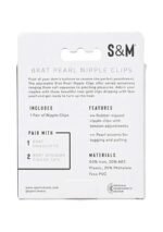 Brat Pearl Nipple Clips - Rose Gold - Image 5