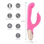 Maui 420 Series - Dual Motor G-Spot Pot Leaf - Rechargeable Vibrator - Pink - Image 4
