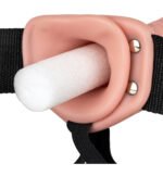 Hollow Strap-on Without Balls 8 Inch - Flesh - Image 4