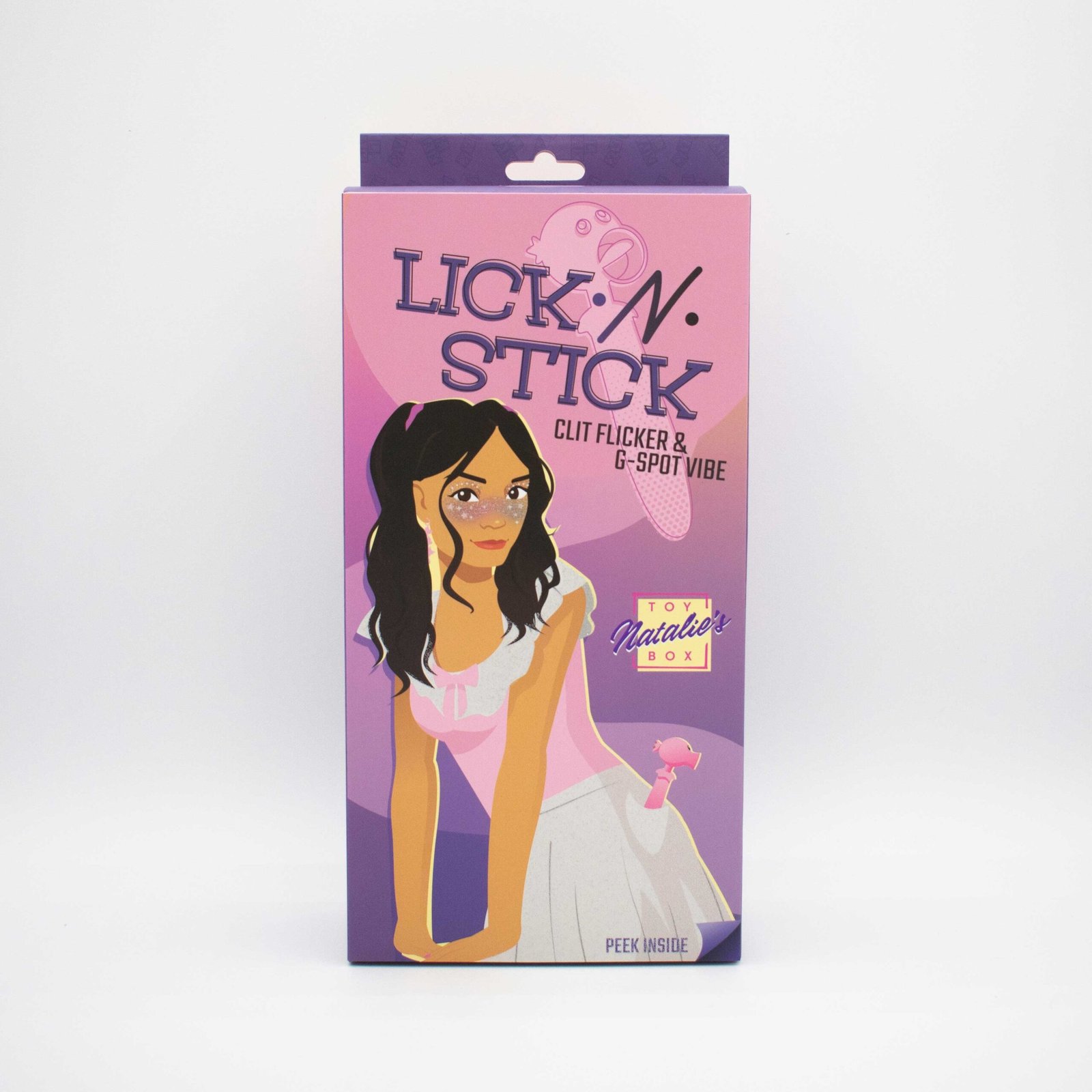 Lick n' Stick Clit Flicker and G-Spot Vibrator - Pink image 0 Lick n' Stick Clit Flicker and G-Spot Vibrator - Pink - Image 1