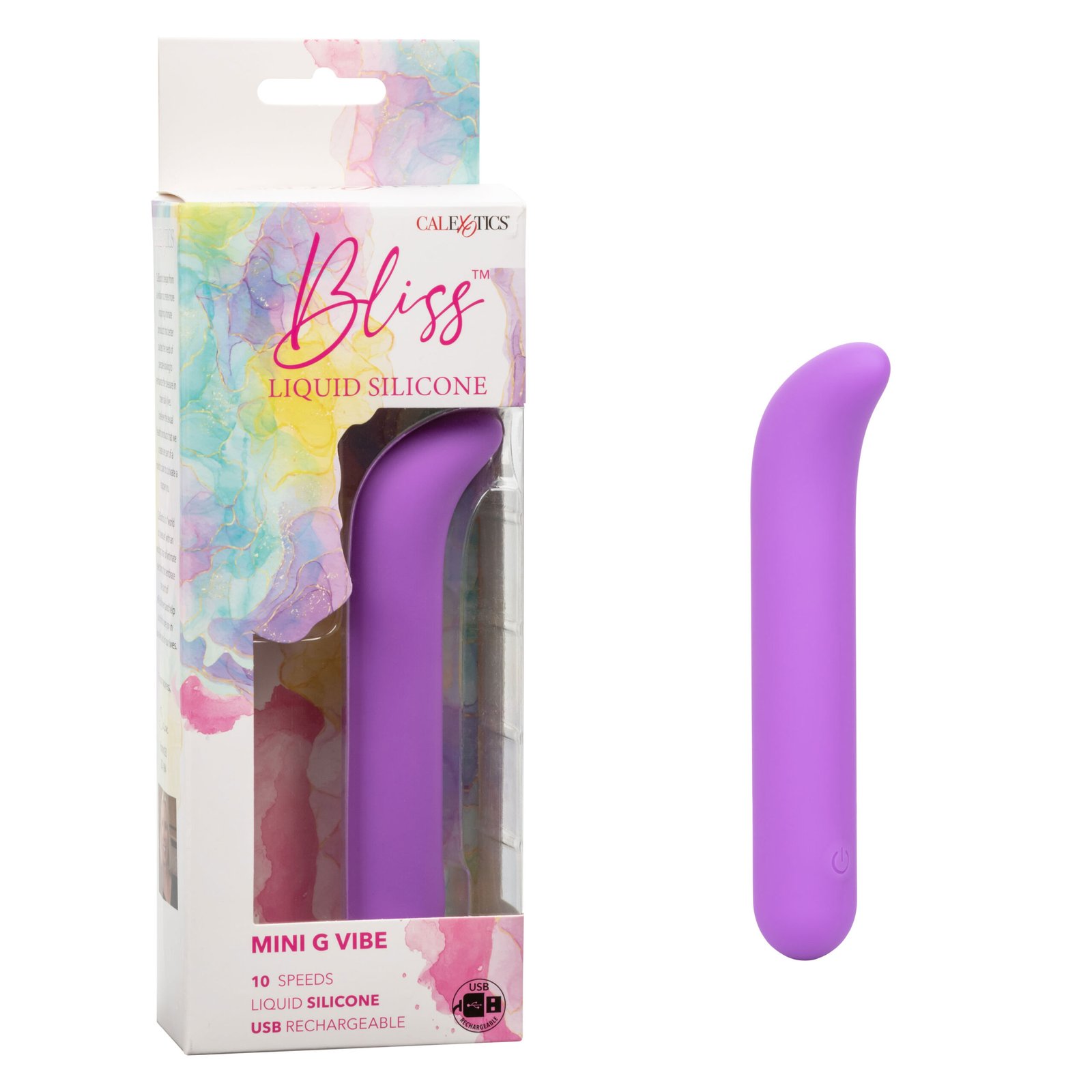 Bliss Liquid Silicone Mini G Vibe - Purple image 0 Bliss Liquid Silicone Mini G Vibe - Purple - Image 1