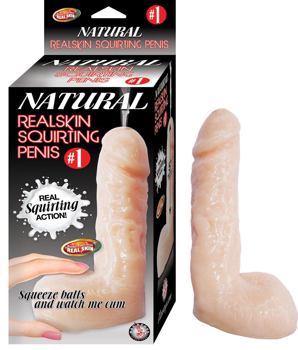 Natural Realskin Squirting Penis #1 - Flesh image 0 Natural Realskin Squirting Penis #1 - Flesh - Image 1