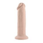 7 Inch Girthy Vibrating Dong - Light - Image 2