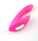 Leah USB Rechargeable Silicone 10-Function Rabbit Vibrator - Pink - Image 4